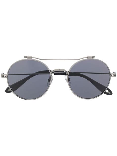 givenchy eyewear round double bridge sunglasses